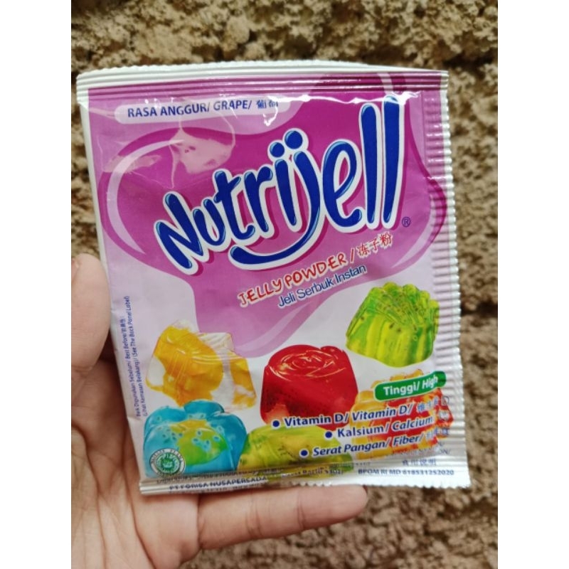 

Nutrijell Jelly Powder Rasa Anggur Kemasan 15 Gram