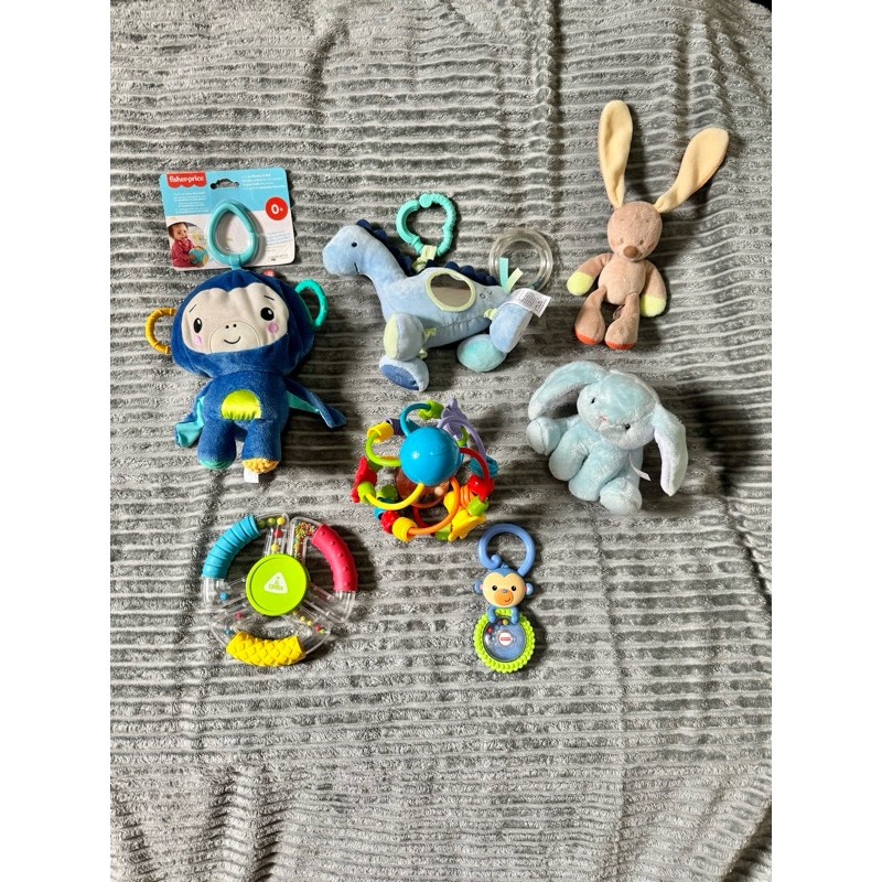 SOLD❌ Preloved Mothercare Sleepysaurus Activity Toys (Tarik Getar) - mainan boneka stroller mainan b