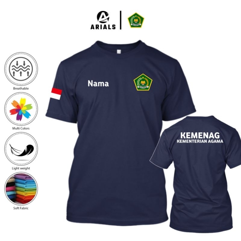 Arials Kaos Baju KEMENAG Kementerian Agama