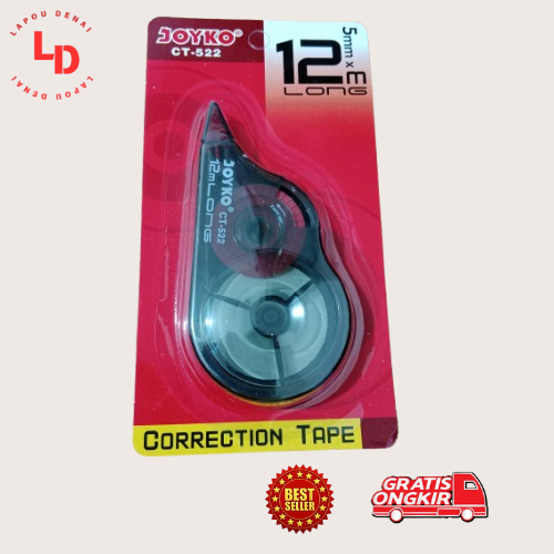 

Correction Tape / Pita Koreksi Joyko CT-522