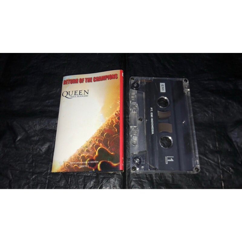 Kaset Pita Queen + Paul Rodgers - Return Of The Champions