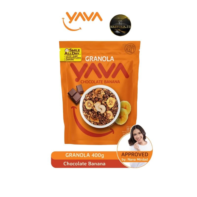 

Granola YAVA Chocolate Banana 400g