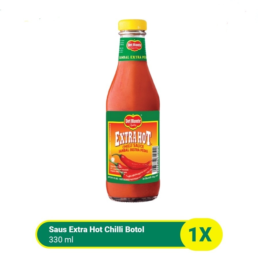 

Delmonte Saus Extra Hot Chilli 330ml SAUS SAMBAL EKSTRA PEDAS
