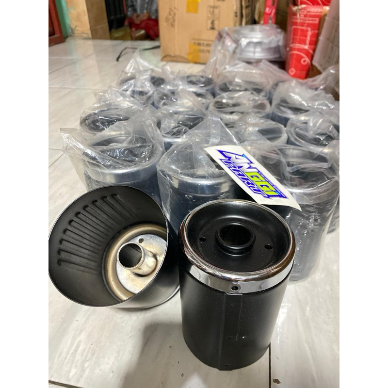 COVER KNALPOT TUTUP KNALPOT HONDA GL MAX GL PRO GL SERIES BAHAN TEBAL DETAIL ORIGINAL