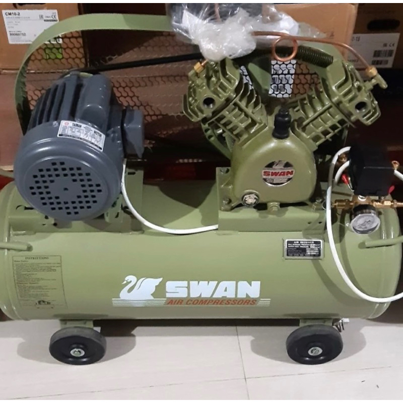 kompresor angin swan 1/2 + dinamo 1/2 hp taiwan