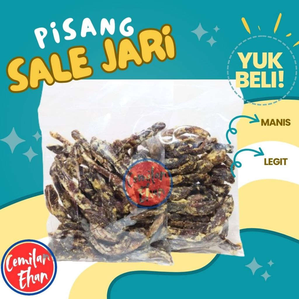 

Pisang Sale Jari - 250gr Sale Pisang Manis Legit