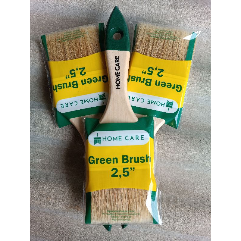 

Kuas Green Brush Home Care 2 1/2 inc / kuas cat tembok / kuas cat kayu besi kuas cat minyak cat air