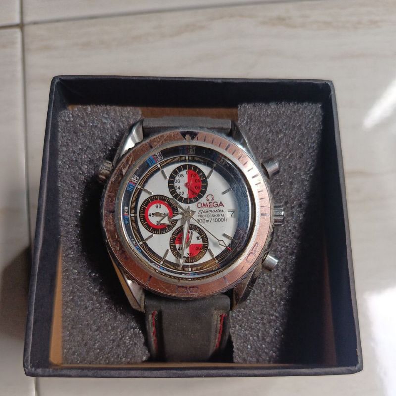 jam tangan chronograph omega preloved second bekas