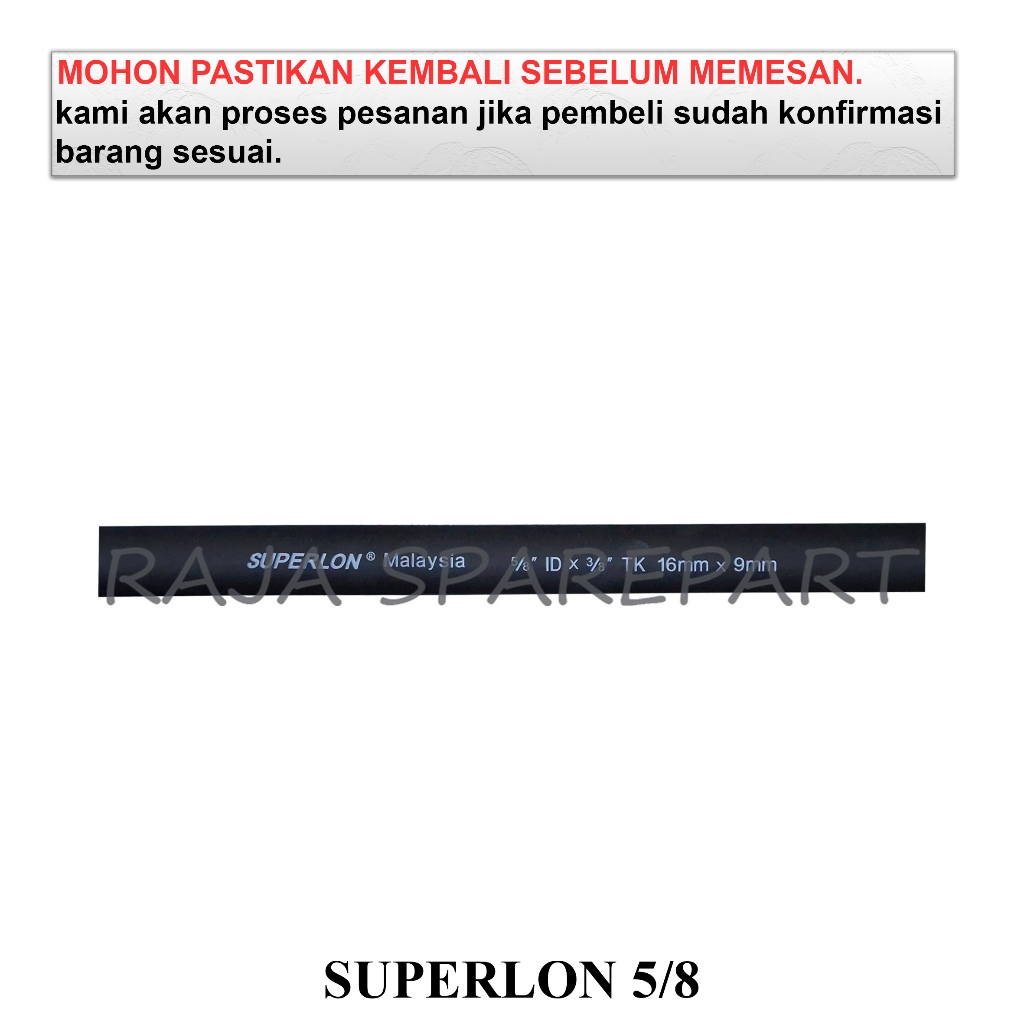 S5/8 SUPERLON/SUPERLON PEMBUNGKUS PIPA AC/SUPERLON 5/8