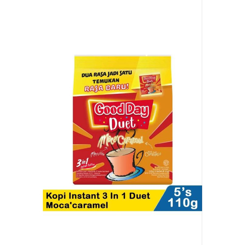 

KOPI GOOD DAY DUET MOCA CARAMEL 110 GR