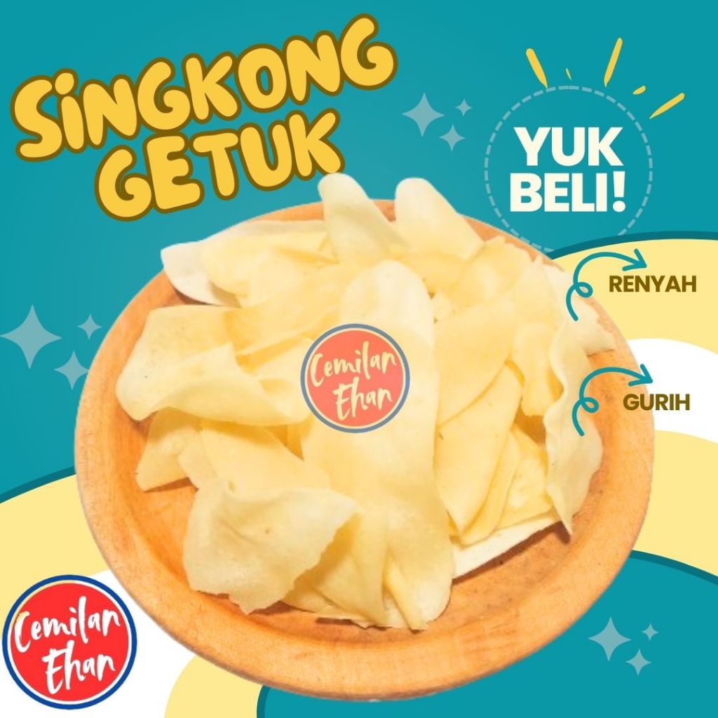 

Keripik Singkong Getuk - 1kg Original Gurih Renyah