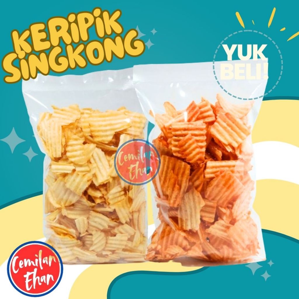 

Keripik Singkong Bakar Kiloan Merk Tes - 250 Gram