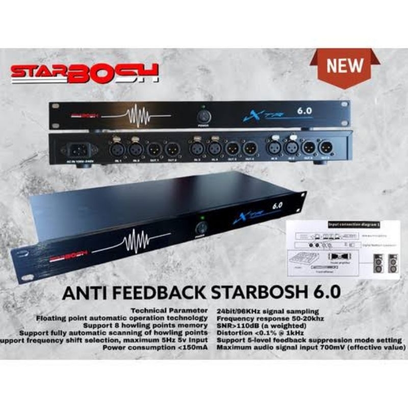 Anti Feedback STARBOSH XTR 6.0