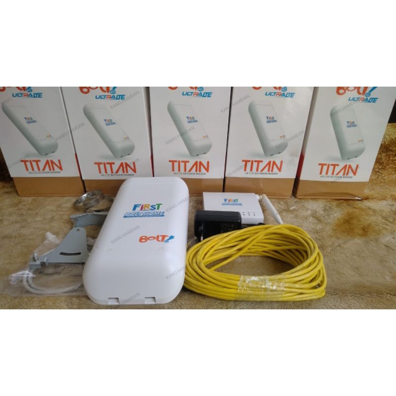 MODEM WIFI BOLT TITAN SUDAH UNLOCK+KABEL 15mtr