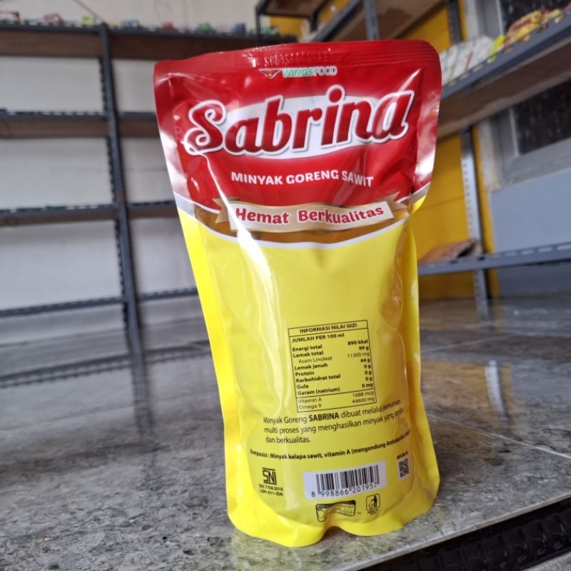 

Minyak Goreng Sabrina 1 liter