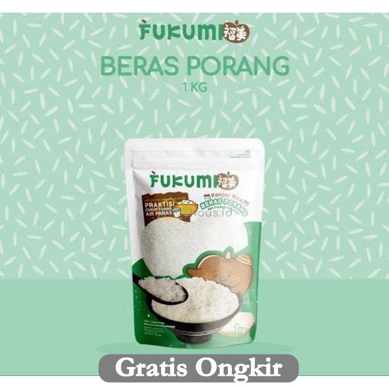 

PROMO TERMURAH!!! FUKUMI Beras Porang -Beras Sehat Pouch 1kg