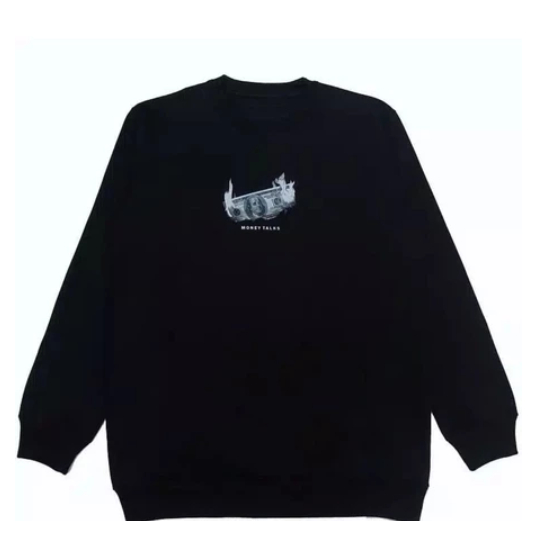 Sweater Crewneck Money Talk (Pria & Wanita)