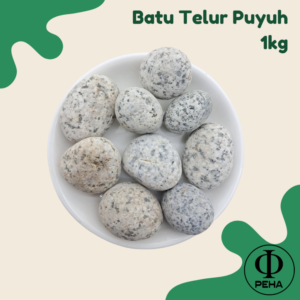 Batu Koral Telur Puyuh Batu Puyuh Hiasan Taman - Batu Aquascape 1 kg