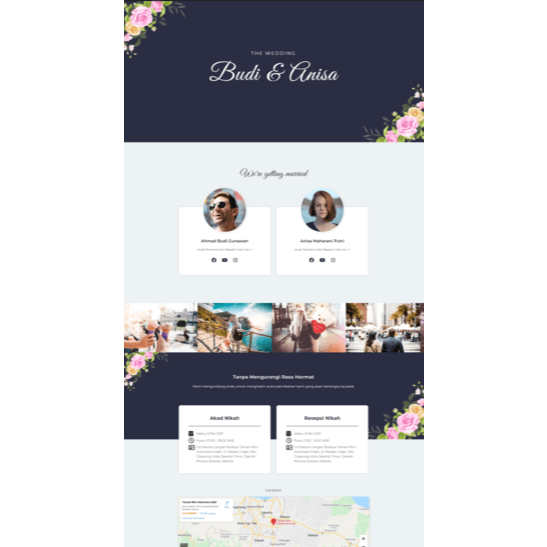 (005) 50 Template Pernikahan Paket 1 Elementor (Json)