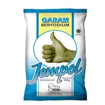 

PROMO !!! Garam cap Jempol 250gr (1 pcs)