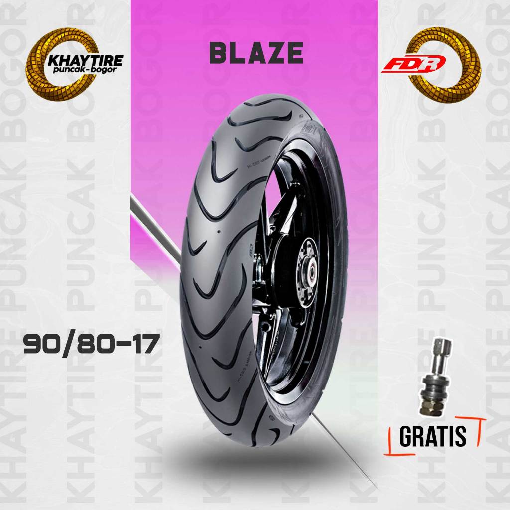 Ban Tubles Motor Bebek FDR BLAZE 90/80 -17