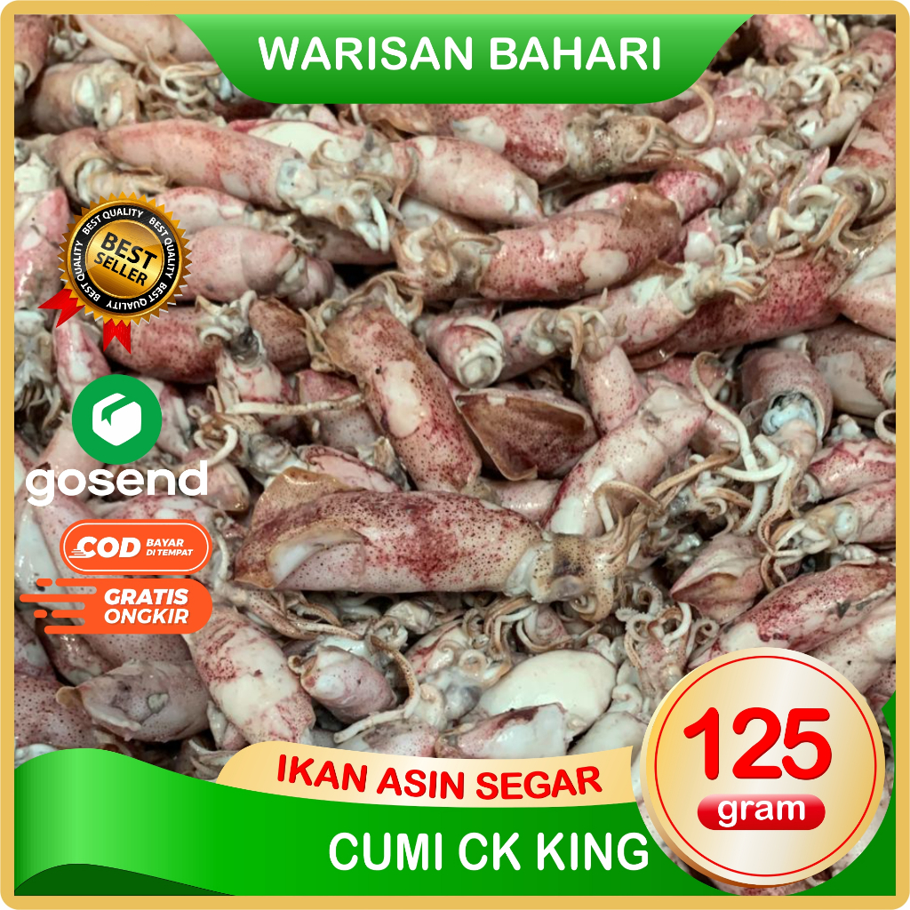 

Cumi Ck King Cumi Rebus Asin Fresh Dan Segar 125 Gram