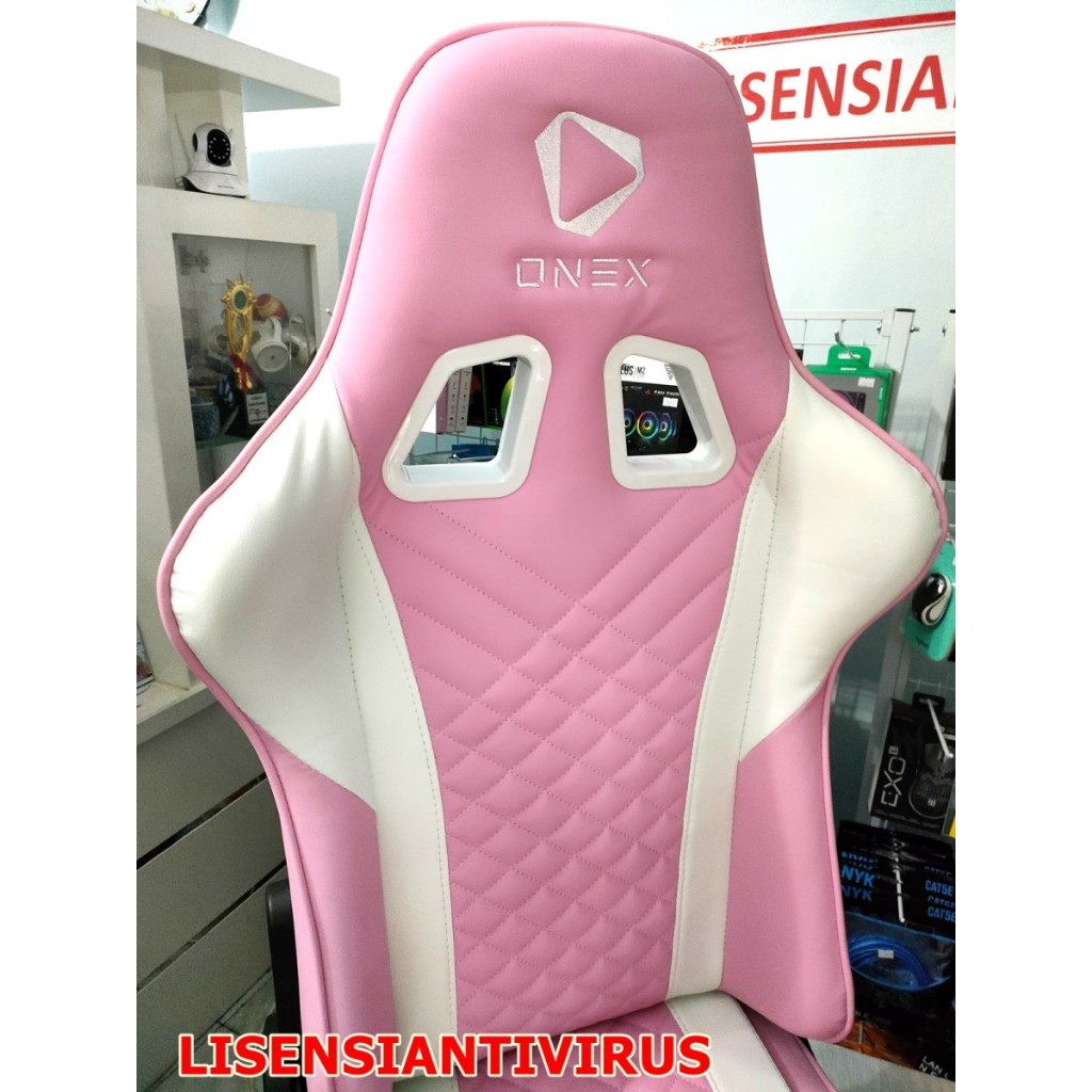Kursi Gaming ONEX GX3 Premium Quality Gaming Chair Kursi - Pink Ladies
