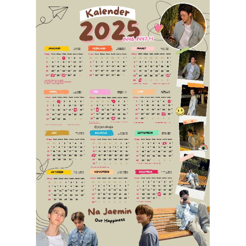 

(READY KALENDER JAEMIN) KALENDER 2025 NCT DREAM-127-SEVENTEEN VERSE/MARK/JENO/JAEMIN/RENJUN/HAECHAN/CHENLE/JISUNG/JAEHYUN/TAEYONG/DOYOUNG/WONWOO/MINGYU