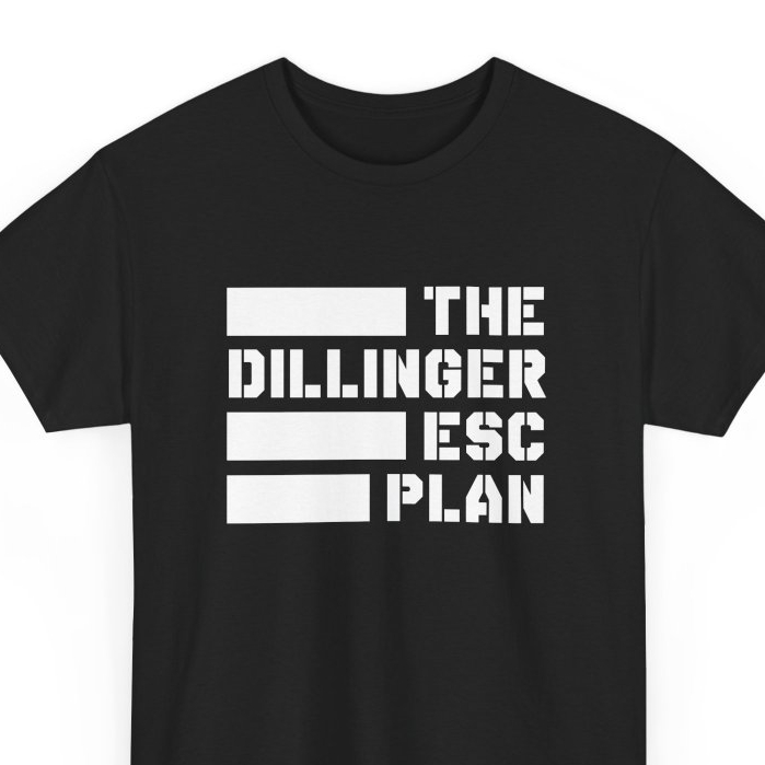 T-shirt Distro Kaos Pria Wanita Katun Kombet 24s All Size The Dillinger Escape Plan Band Logo