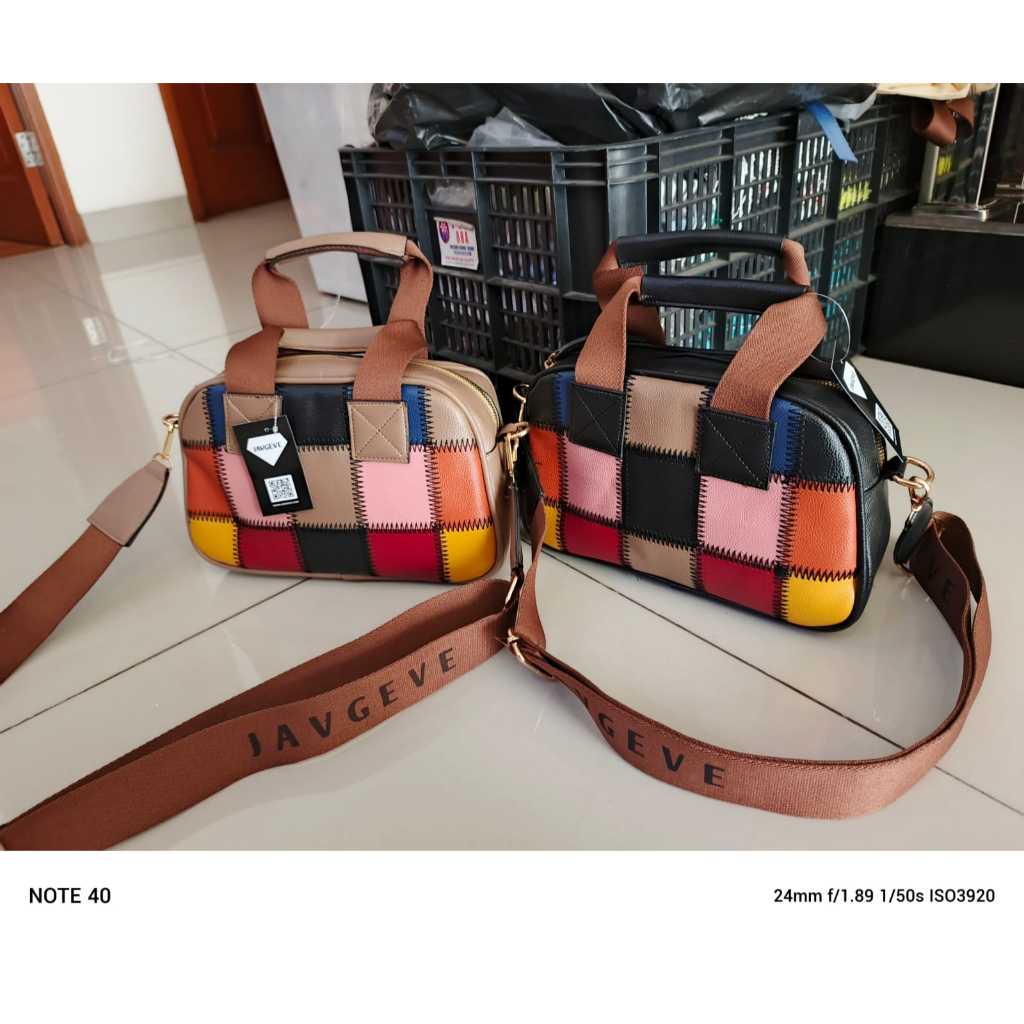 TAS KULIT SELEMPANG JAVGEVE ORIGINAL ELLE PELANGI