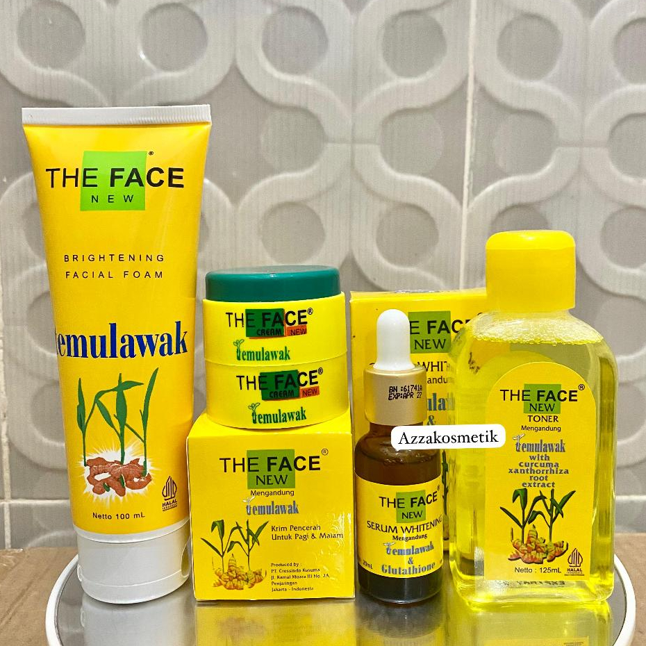 The Face Paket Cream Temulawak Original BPOM Komplit isi 5