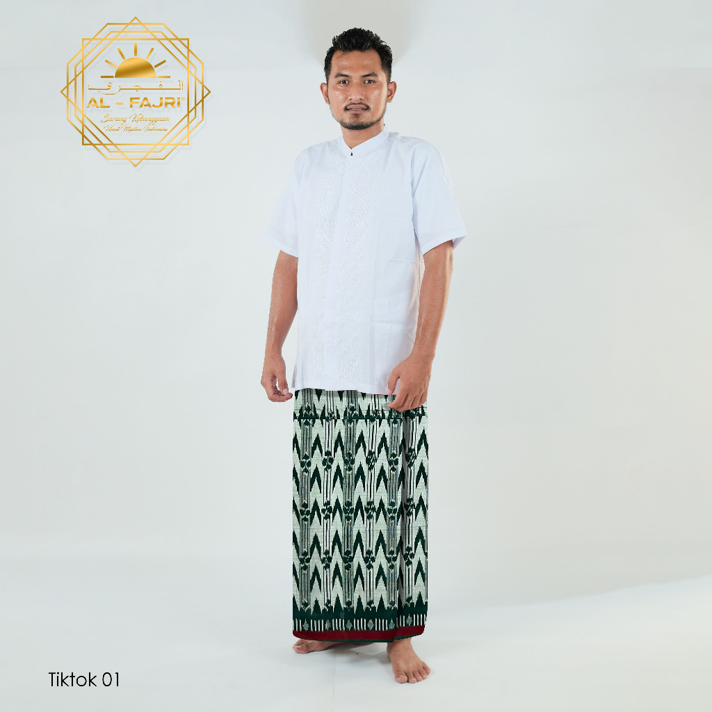 Sarung Tenun Goyor Al Fajri Premiun Original Hijau