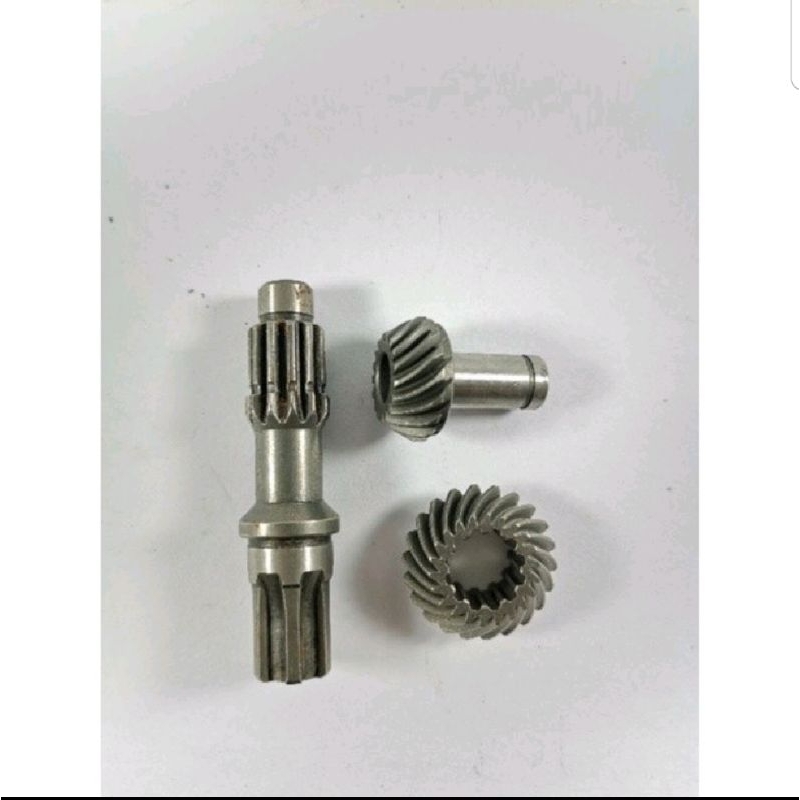 BG 328 pinion gear shaft set (segi 4) gigi set gear case mesin potong rumput 328