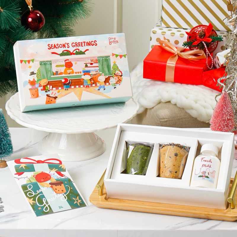 

READYSTOCK Christmas Hampers - Miracle Personal Hampers (Box of 2 Cookies Shot) | Parcel Natal Tahun Baru 2023