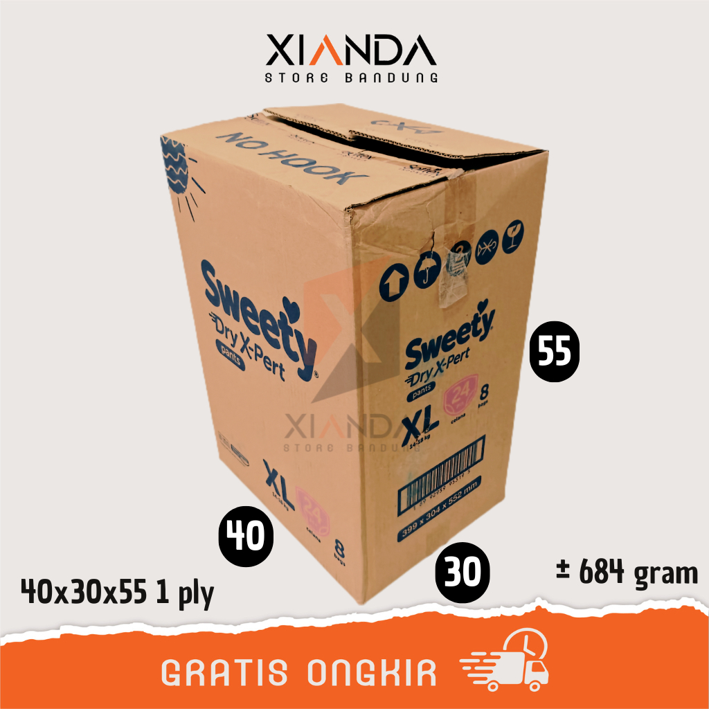 

KARDUS BEKAS 40x30x55 1 LAYER 684 GRAM | PACKING DUS PINDAHAN BOX PACKAGING KEMASAN UKURAN BESAR KECIL LEMBARAN CM CENTIMETER TEBAL TIPIS KILOAN KOTAK POLOS KUAT JUMBO GROSIR SATU DUA PLY DOUBLE LAPIS KARTON KIRIM BARANG MURAH TERJANGKAU