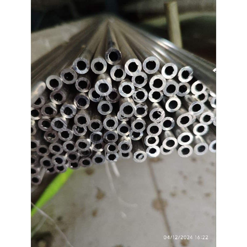 pipa aluminium 8mm x 5mm x 1meter t6 6061