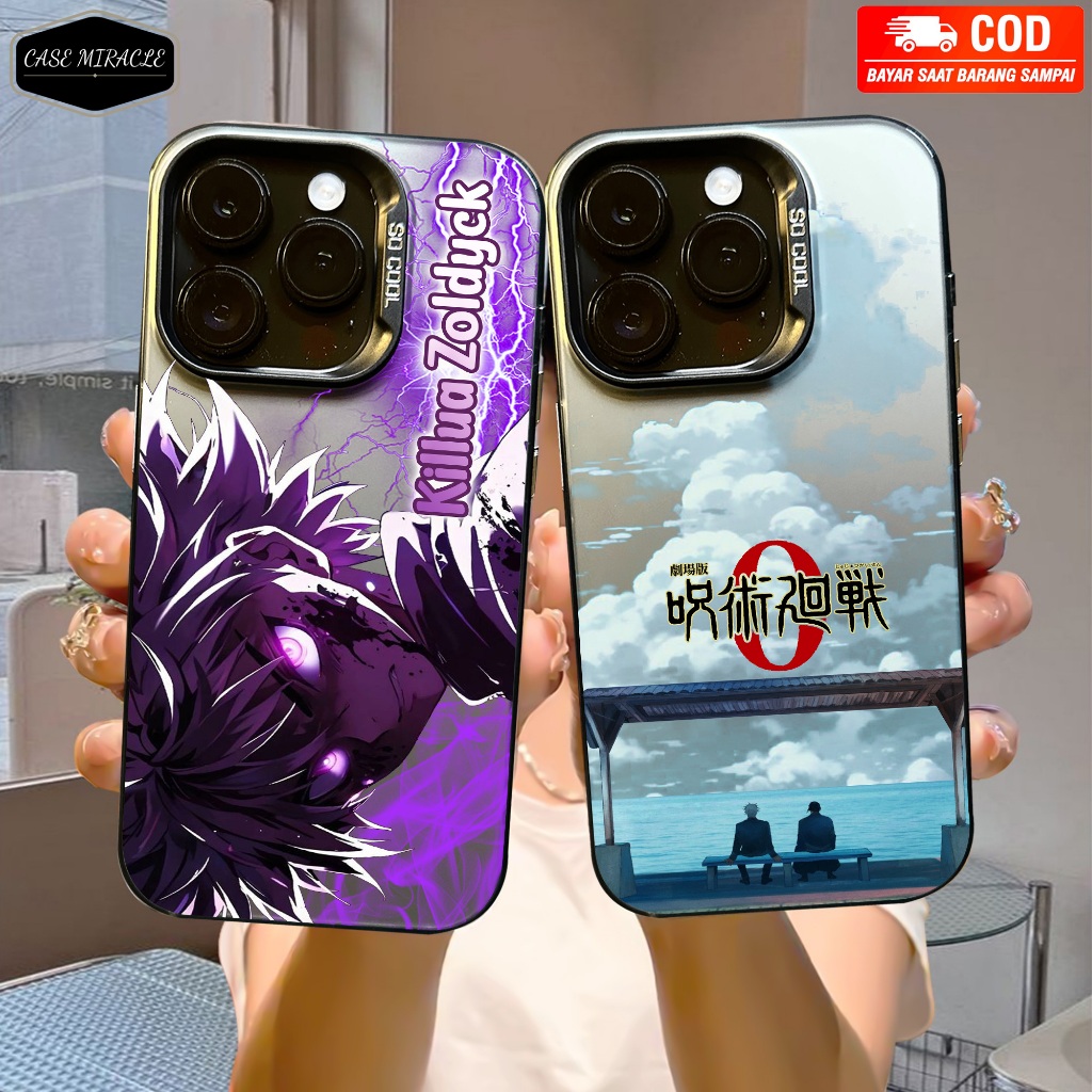 

CASE REALME C67 / C63 / C65 / C55 / C53 / C30 / C33 / C15 / C20 / C12 / C31 / C35 SO COOL HOLOGRAM PREMIUM MATTE - Motif KILUA ZOLDYCK - softcase HYBRID IMD PLATE HOLOGRAM Cowo - Casing Glossy