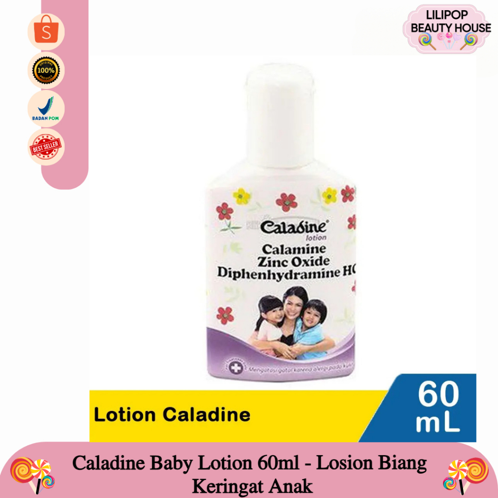 Caladine Baby Lotion 60ml - Losion Biang Keringat Anak