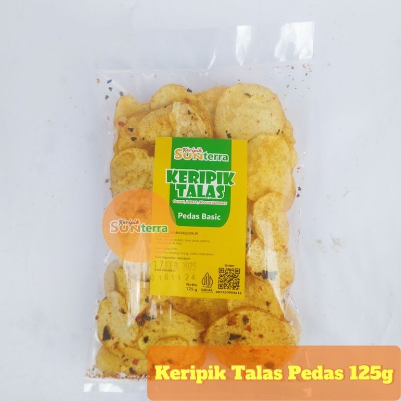 

Keripik Talas Pedas 125g