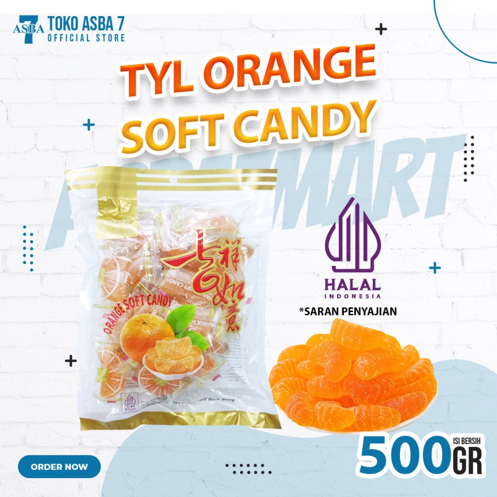 

TYL ORANGE SOFT CANDY 500G