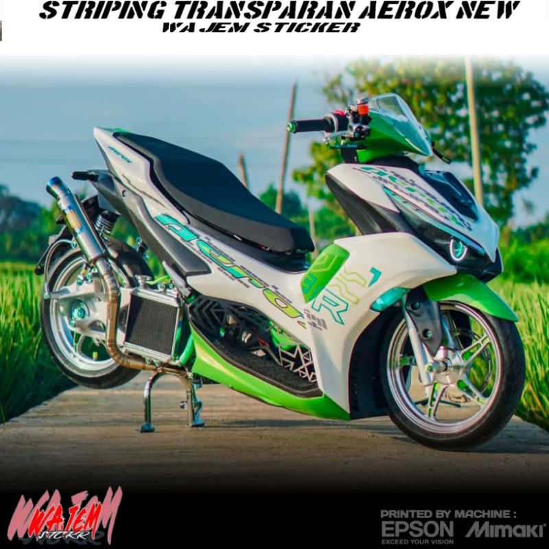 STRIPING AEROX NEW TRANSPARAN NVX NEW AEROX V2