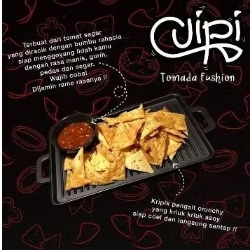 

CUIPI KERIPIK PANGSIT COEL TOMADA SAUCE