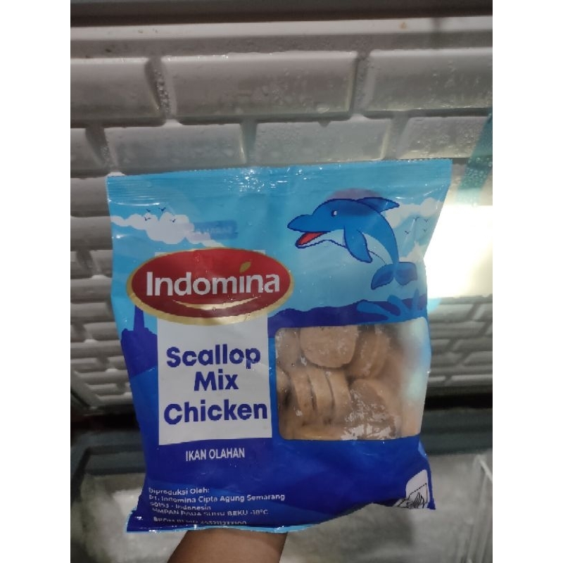 

indomina scallop mix 500 gram