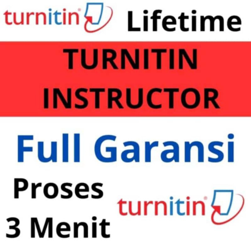 PROMO INSTRUKTUR 1 TAHUN INSTRUCTOR BISA EXCLUDE SOURCE TURNITIN