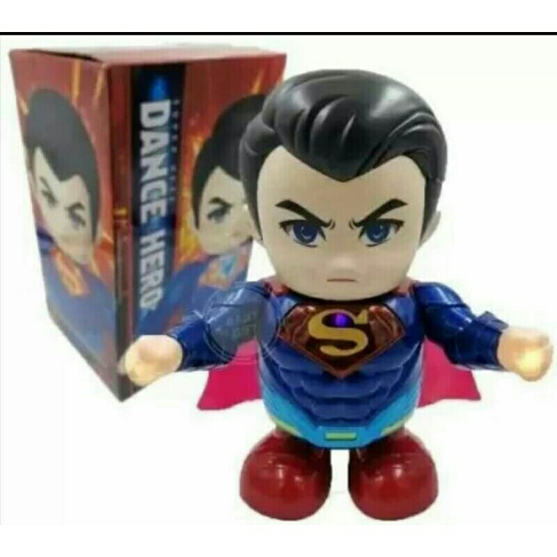 MAINAN ANAK ROBOT DANCE HERO SUPERMAN