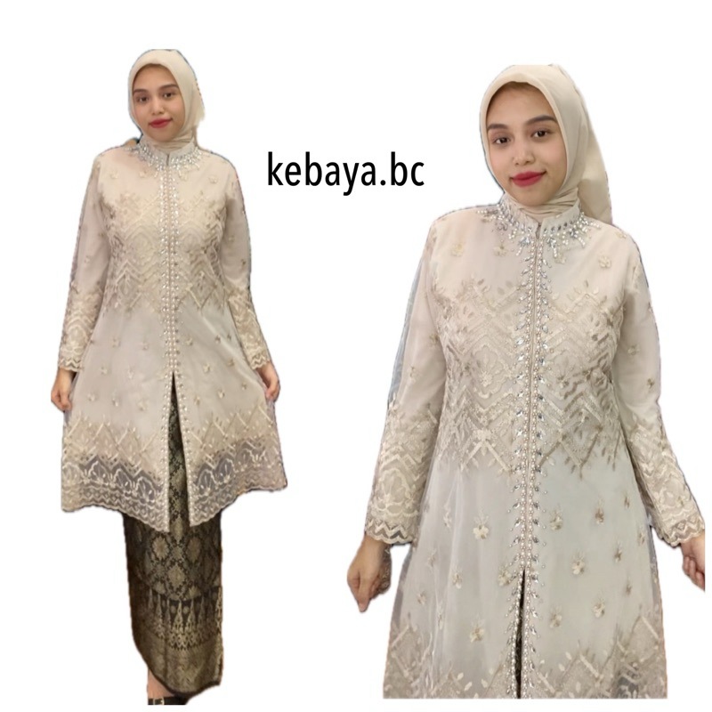 Kebaya Tunik Shakila ukuran M - 5L / Kebaya Tunik Wisuda / Kebaya Tunik Modern / Kebaya Pesta / Keba