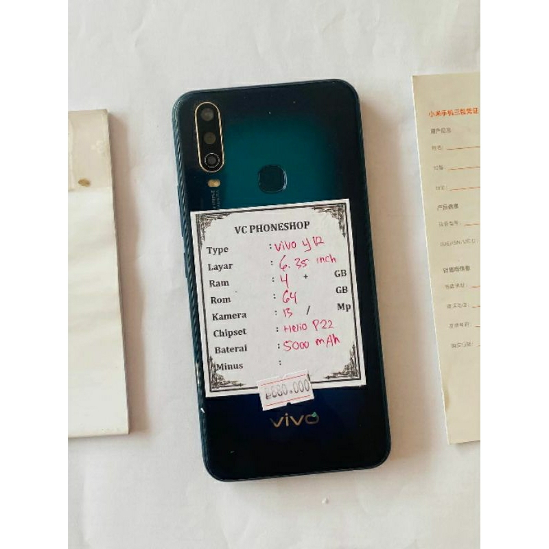vivo y12 4/64