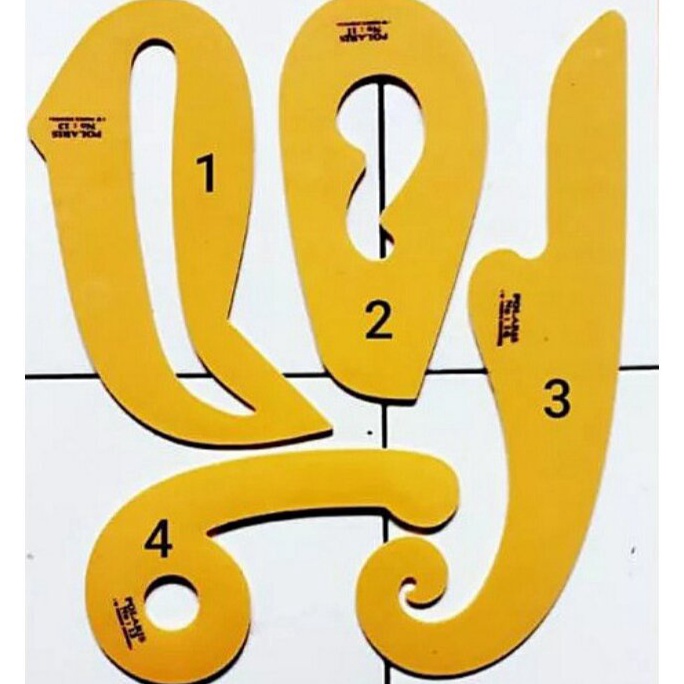 

Update Baru Penggaris polaris original isi 4 pcs penggaris kerung lengan leher