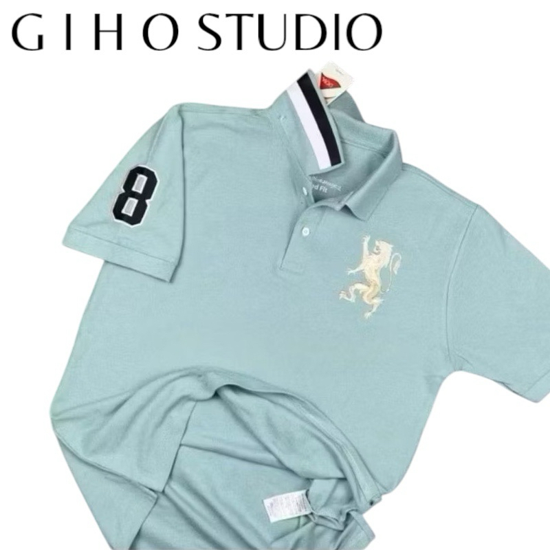 POLO SHIRT GIORDANO 3D LION PREMIUM | KAOS KERAH GIORDANO POLO TRENDY