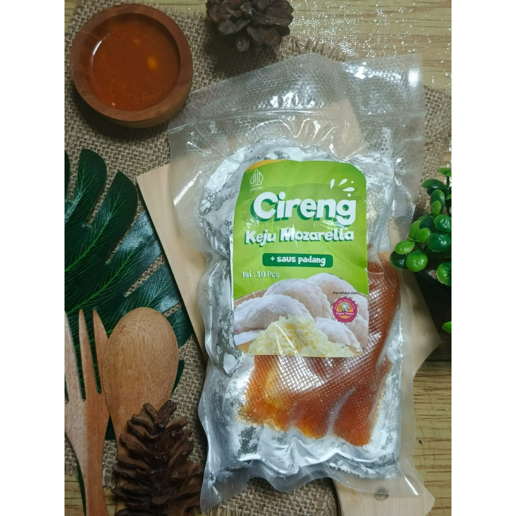 

Cireng Keju Mozarella + Saus Padang / Frozen Food / Makanan Siap saji Cemilan Pedas